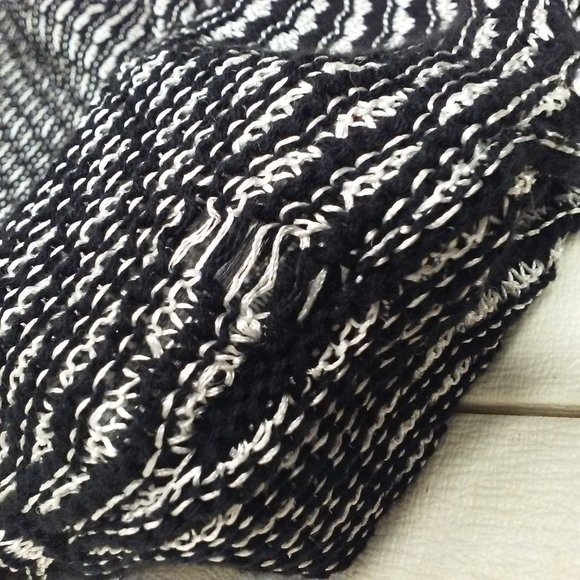 Pendleton Woolen Mills Tunic Sweater -XL Loose Knit Striped Crewneck Navy White - Picture 11 of 11